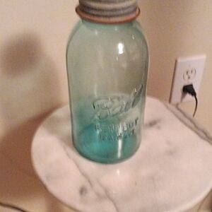 Ball Blue Glass Mason Jar